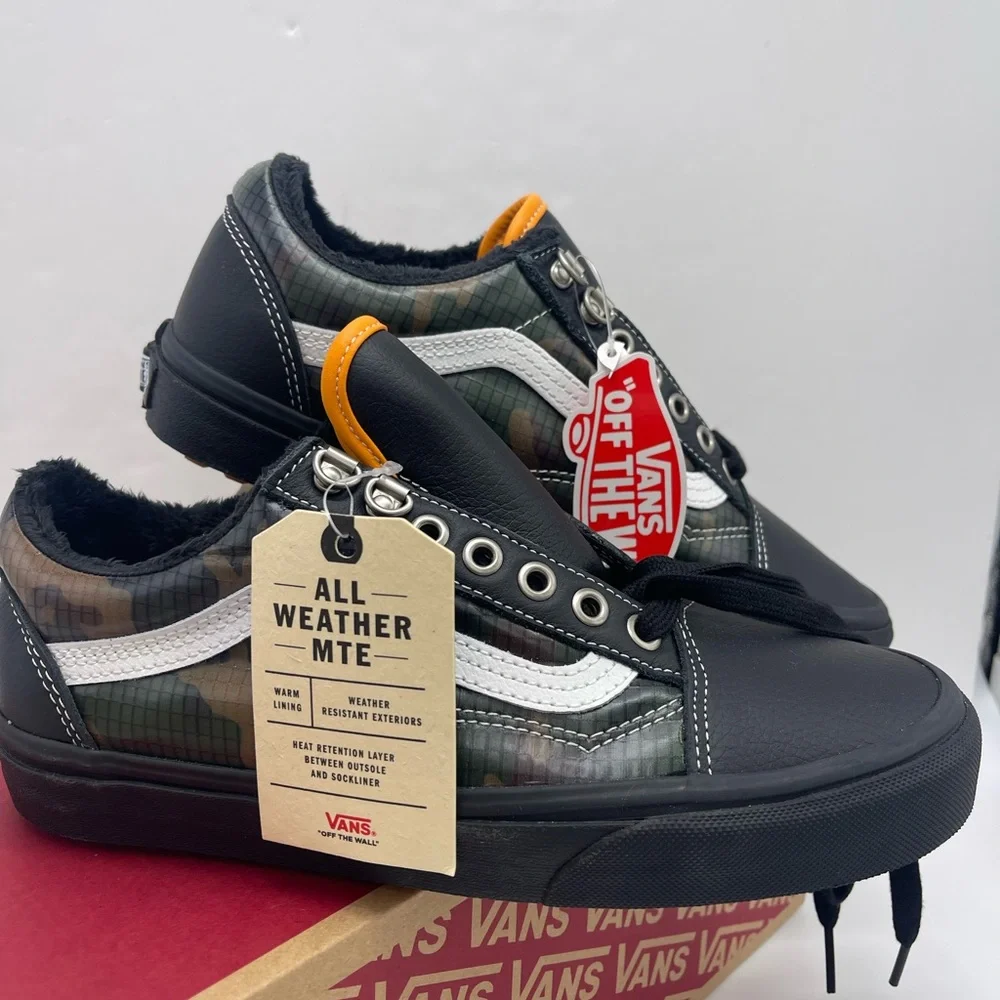 Vans WMNS Old Skool All Weather Mte (Mte) Black/Camouflage Sneakers VN0A348F2TI